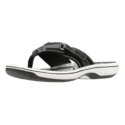 Clarks Women's Breeze Sea Flip-Flop Black Synthetic