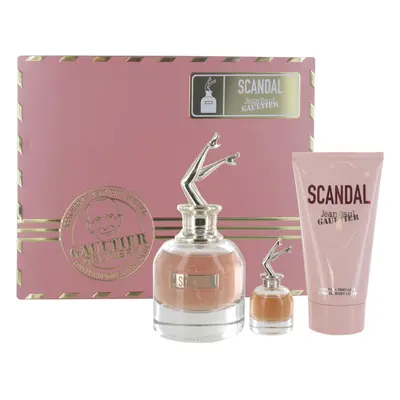 Jean Paul Gaultier Scandal 50ml Eau de Parfum, 75ml Body Lotion, 6ml Mini Eau de Parfum Gift Set