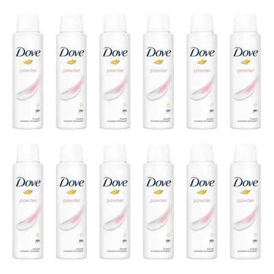 DOVE ANTIPERSPIRANT DEODORANT POWDER WOMEN 150ML (Pack of 12)