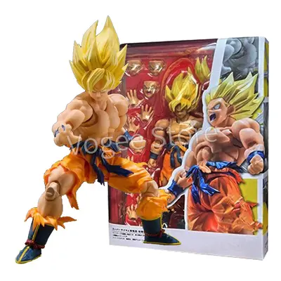 (with box) Shf Son Goku Legendary Action Figure PVC Movable Collection Anime Super Saiyan Kakaro