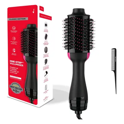 (Original with comb) Volumiser with Sectioning Comb Included (for mid to Long Hair, One-Step Tec