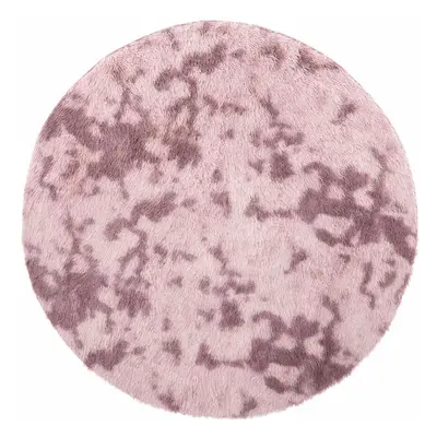 (dusty pink, x cm/round) vidaXL Shaggy Rug High Pile NAVARRA Dusty Pink 200x200 cm Polyester Are