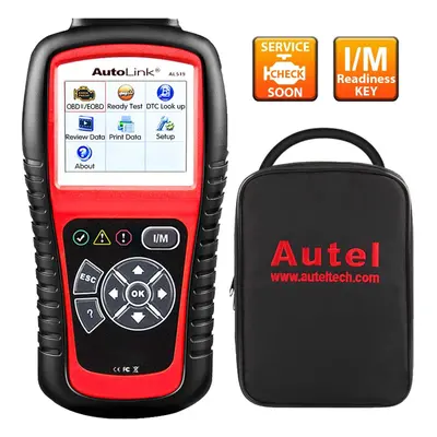 Autel AutoLink AL519 OBDII/EOBD Scanner Views freeze frame data OBD2 Code Reader ,Upgraded Versi