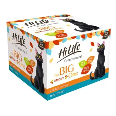 it's only natural The Big Mature One Complete Wet Cat Food for Senior Cats, Chicken Terrine/Tuna