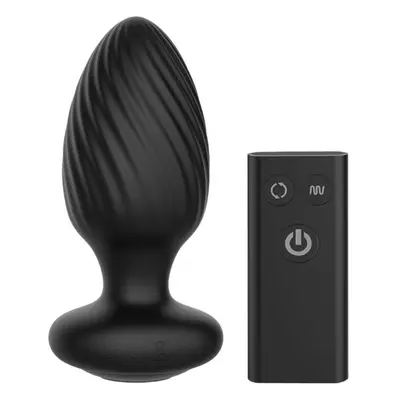 Nexus Tornado Remote Control Rotating and Vibrating Butt Plug 3.8 Inch