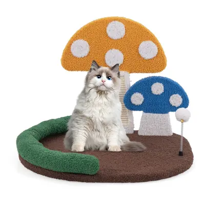 Mushroom Cat Bed Cat Claw Scratcher With Wide Large Platform-Color