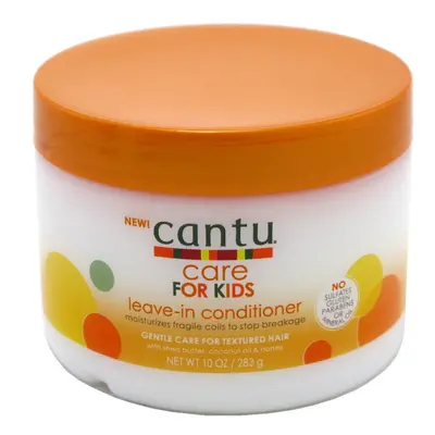 cantu care For Kids Leave-In conditioner Ounce Jar (295ml) (3 Pack)