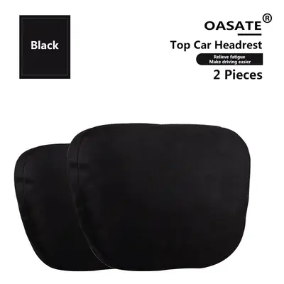 (2Pcs Black) Top Quality Car Headrest Neck Support Seat / Maybach Design Class Soft