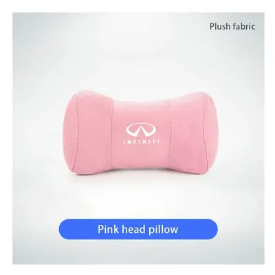 (FMP-Pink) Car Headrest Neck Pillow Auto Seat Pillow For Infiniti FX35 FX30 Q50 QX70