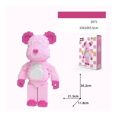 (pink) Violent Bear Kids Lego Toys