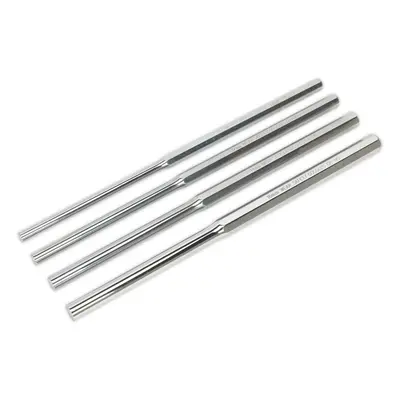 4 Piece 350mm Extra-Long Parallel Pin Punch Set - Hardened & Tempered - Chromoly