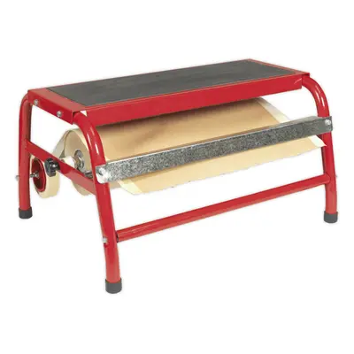 Masking Paper Dispenser Step-Up Platform - Holds x 450mm Roll - Bodyshop