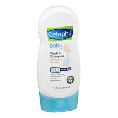 Cetaphil Baby Wash and Shampoo with Organic Calendula 7.8 Ounce (7.8 Ounce (Pack of 3))