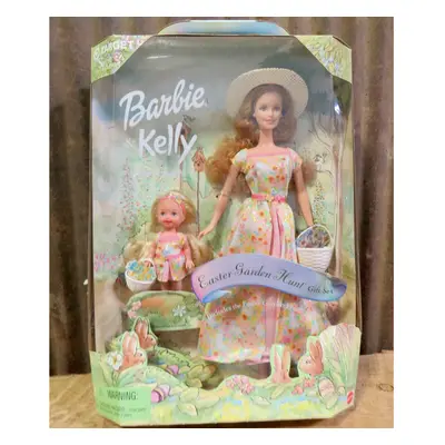 Special Edition Barbie & Kelly Easter Garden Hunt Gift Set 12"" and 4"