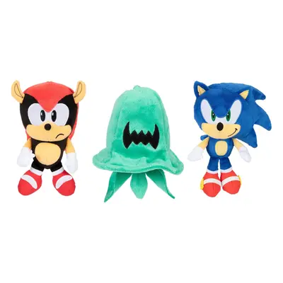 Sonic The Hedgehog 9-Inch Plush classic collectible Sonic Mighty & Jade Wisp 3-Pack