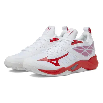 Mizuno Womens Wave Dimension Volleyball Shoe WhiteRed