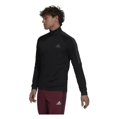 adidas Men's AEROREADY Sereno Cut 3-Stripes Slim Track Top Black/Grey