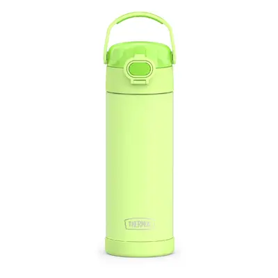 THERMOS FUNTAINER Ounce Stainless Steel Vacuum Insulated Bottle with Wide Spout Lid Neon Lime