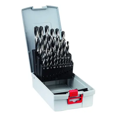 Bosch Professional 25-Piece PointTeQ HSS Twist Bit Set (for Metal, ProBox, Drill Driver Accessor