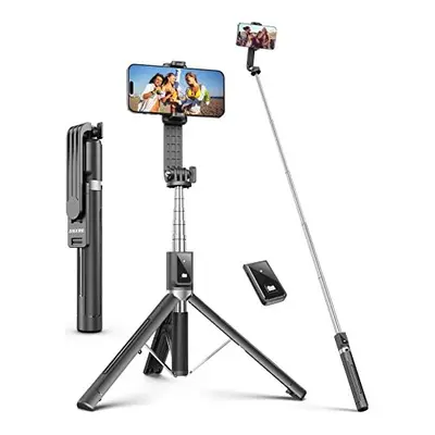 Selfie Stick with ???????????????????????????????????????? Tripod - 50'' Extra Long Phone Tripod