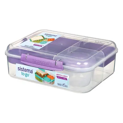 TO GO Bento Lunch Box | 1.65 | School Lunch Box With Compartments & Snack Pot | BPA-Free | Count