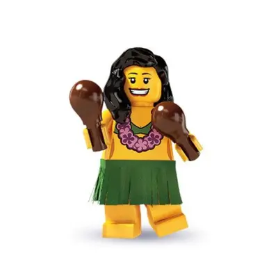 LEGO Minifigure Collection Series LOOSE Mini Figure Hula Dancer