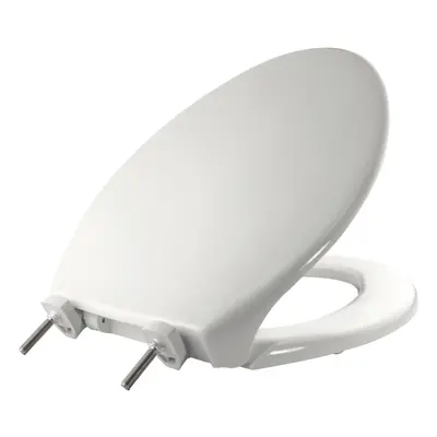 BEMIS 7800TDG Commercial Heavy Duty Closed Front Toilet Seat with Cover that will Never Loosen R