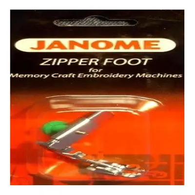 Janome Zipper Foot for Memory Craft Emb Machines