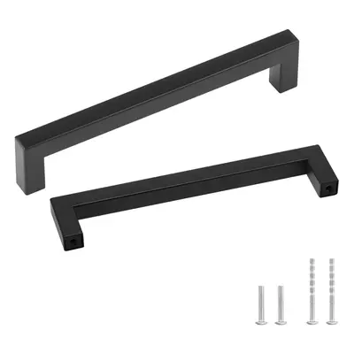 VEVOR Pack Cabinet Pulls 503in 128mm Center to Center Slim Square Kitchen Cabinet Drawer Stainle