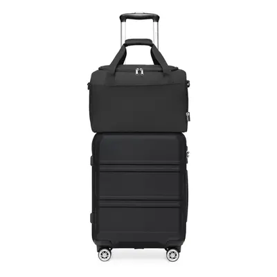 (Black, 20''+travel bag) or Classic Hard Shell Suitcase With a Travel Bag