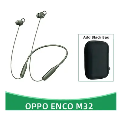 (Add black bag) OPPO ENCO M32 TWS Earphone Bluetooth 5.0 Wireless Headphone 220mAh Battery