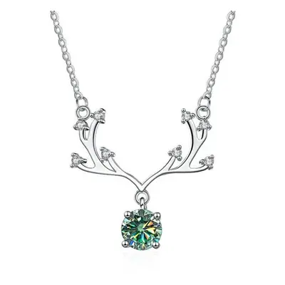 (blue,green, Carat) Bague Ringen Excellent Cut Ct Affordable Moissanite Pendant For Women Silver