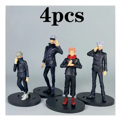 (4pcs) Anime Jujutsu Kaisen Inumaki Toge And Geto Suguru Series Standing Model Toy Gift Collecti