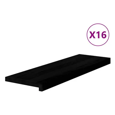 (dark brown, x x cm/ pcs) vidaXL Stair Treadss Step Mat Door Mat Tread Mat Untreated Solid Wood 