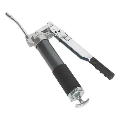 Heavy Duty Adjustable Flow Grease Gun - 2-Way Fill - Dual Piston Design