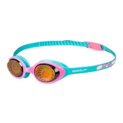 Unisex Kids Junior Illusion 3D Printed Swimming Goggles, Blue/Pink, One Size