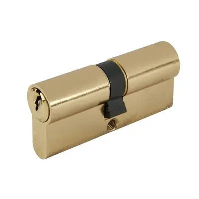 Yale Locks PKM3545-PB Euro Double Cylinder Kitemark x 90mm Polished Brass Visi