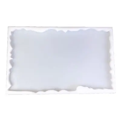 (white) Large Irregular Rectangle Mold River Table Silicone Mold Diy Crystal Epoxy Resin Mold Or