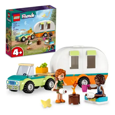 LEGO Friends Holiday Camping Trip Toy Caravan with Car Toy Cam