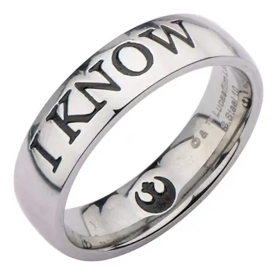 Star Wars I Know Stainless Steel Unisex Ring | Size