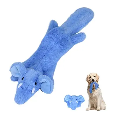 Dog Toys, Interactive Dog Toys for Boredom, No Stuffing Elephant Squeaky Dog Toys, Durable Dog C