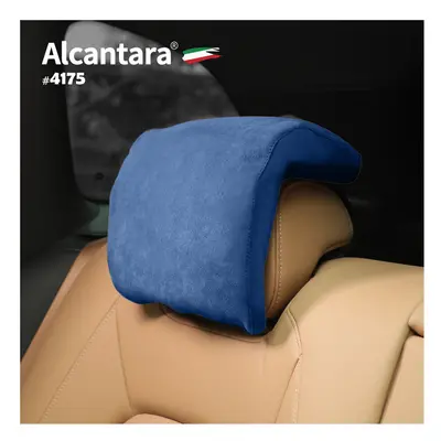 (1 pcs style F) Car Neck Headrest Pillow Car Accessories Alcantara Auto Seat Head Support