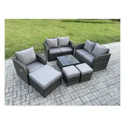 Fimous Piece Garden Furniture Sets Outdoor Patio Furniture Set Weaving Wicker Rattan Sofa Chair 