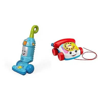 Fisher-Price FNR97 Laugh Light-up Learning Vacuum, Baby and Toddler Push Toy, Multicolour & Chat