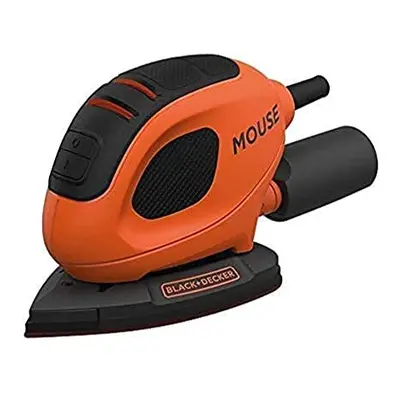 BLACK+DECKER W Detail Mouse Electric Sander with Sanding Sheets, BEW230-GB