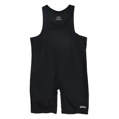 ASICS Solid High Cut Wrestling Singlet - SIZE: X-Large COLOR: Black