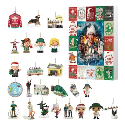 (A, One Size) Christmas Hanging Decor Countdown Calendar Decorative Taylor Hangings Advent Calen