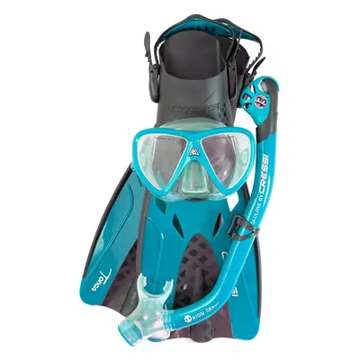 Cressi Tonga Pro Dry Set Translucent Aquamarine S/M