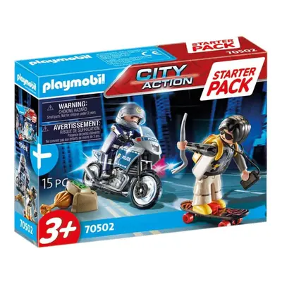 Playmobil Starter Pack Police Chase Playset For Ages Years+