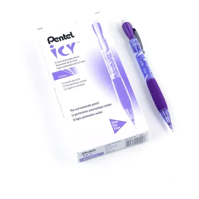 Pentel Icy Automatic Pencil 0.5mm Violet Barrel Box of (AL25TV) (Appearance may vary)